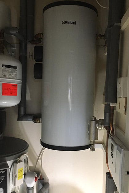 air source heat pump buffer tank